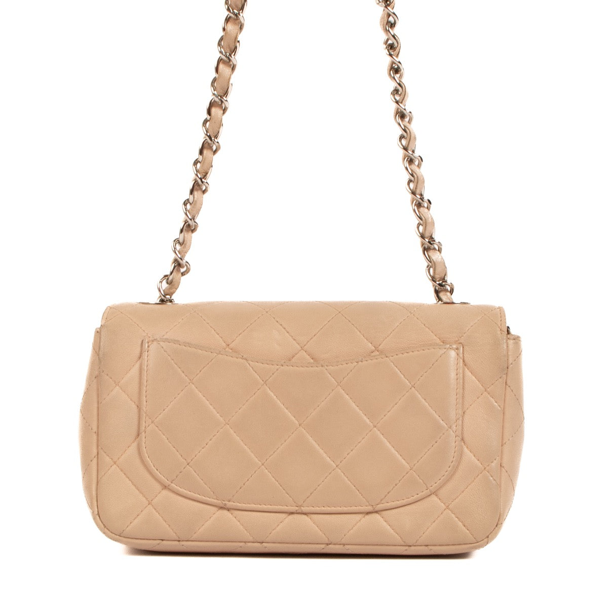 Shop 100% authentic second-hand Chanel Mini Nude Leather Classic Flap Bag on Labellov.com