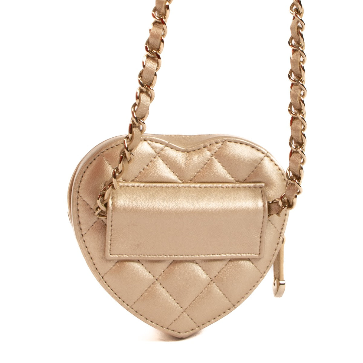 Shop 100% authentic second-hand The Chanel Gold Heart 22S Mini Crossbody Bag on Labellov.com