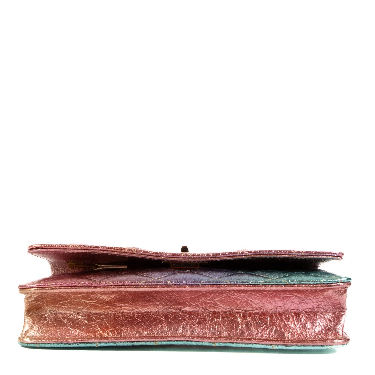 Shop 100% authentic second-hand Chanel Rainbow Metallic Reissue Wallet On Chain Crossbody Bag on Labellov.com