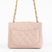 authentic preloved Chanel Pink Lambskin Mini Square Classic Bag on Labellov.com