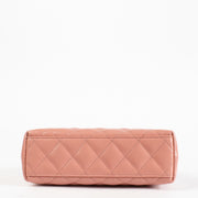 Authentic Second Hand Chanel Pink Lambskin Kelly Nano Mini Shopping Bag on Labellov.com