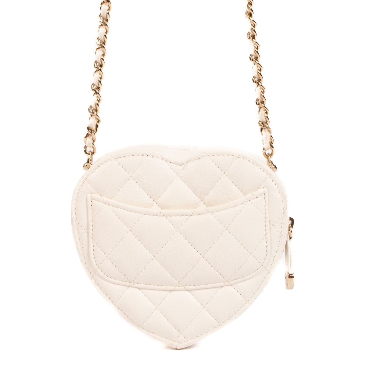 Shop 100% authentic second-hand Chanel White Heart 22S Crossbody Bag on Labellov.com