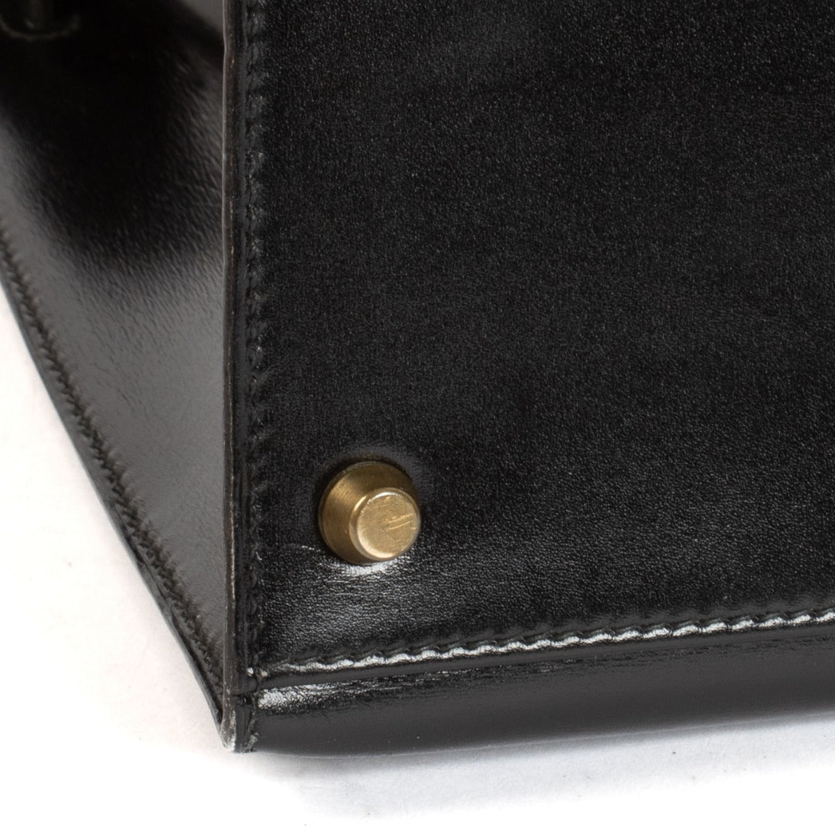 Hermès Vintage Kelly 32 Black Box GHW