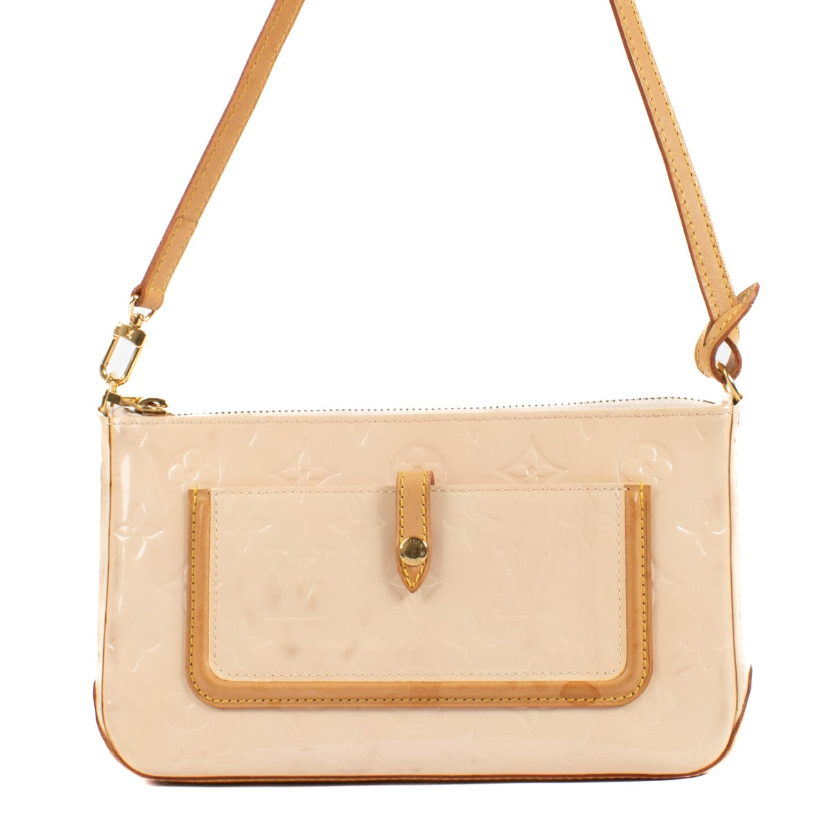 Shop safe online at Labellov in Antwerp, Brussels and Knokke this 100% authentic second hand Louis Vuitton Pink Patent Monogram Shoulder Bag