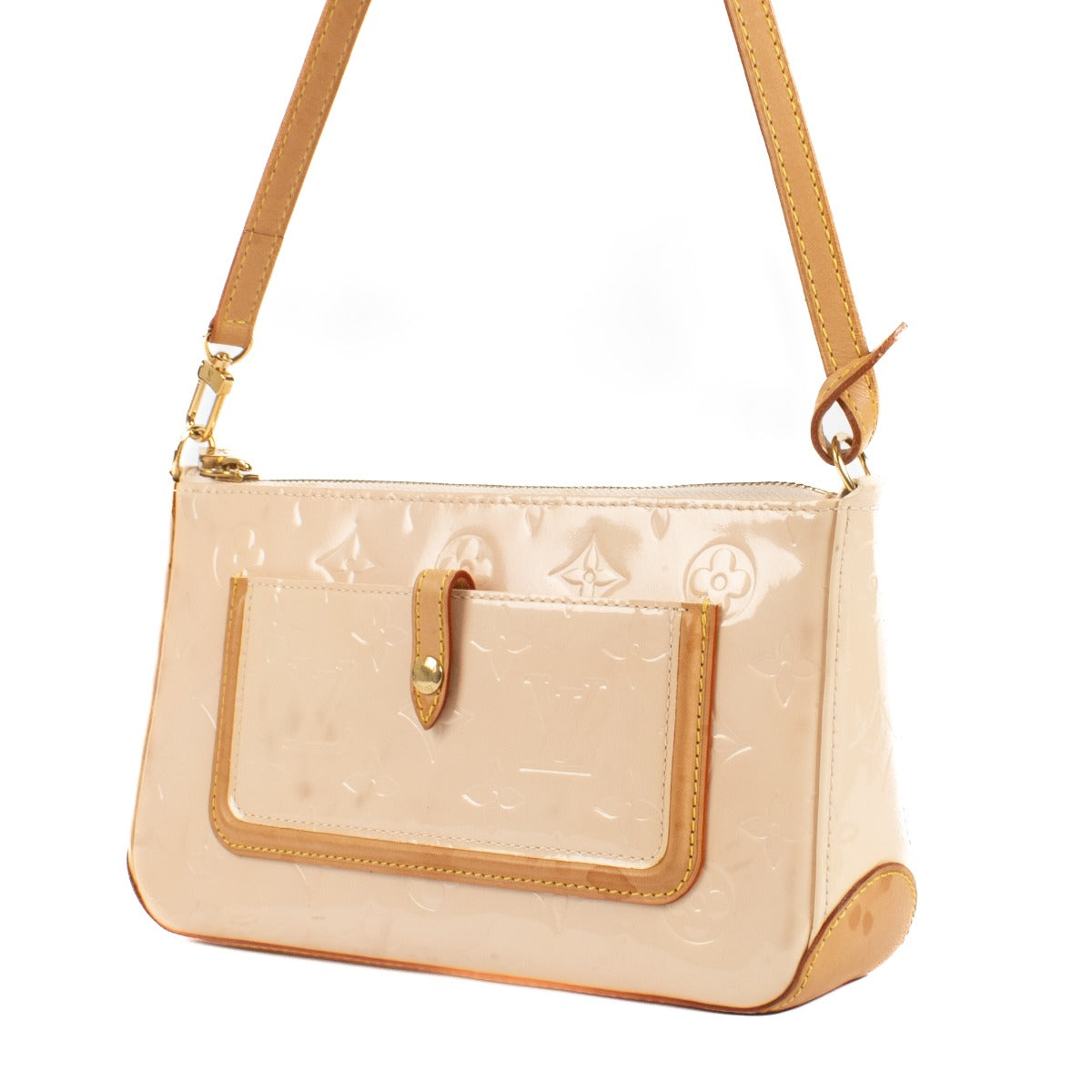 Shop safe online at Labellov in Antwerp, Brussels and Knokke this 100% authentic second hand Louis Vuitton Pink Patent Monogram Shoulder Bag