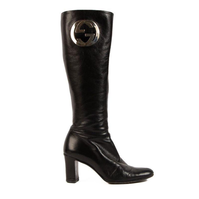 Shop 100% authentic second-hand Gucci Black Boots - Size 37 on Labellov.com