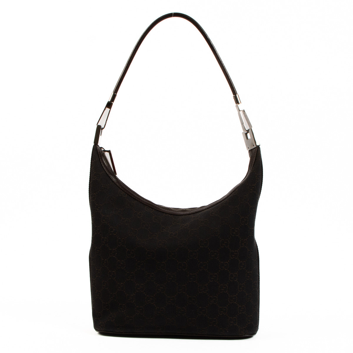 Gucci Brown Fabric Shoulder Bag