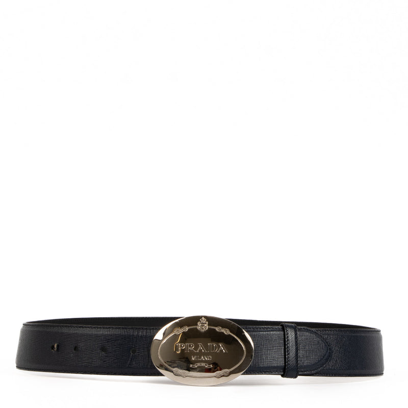 Prada Dark Blue Belt - Size 85
