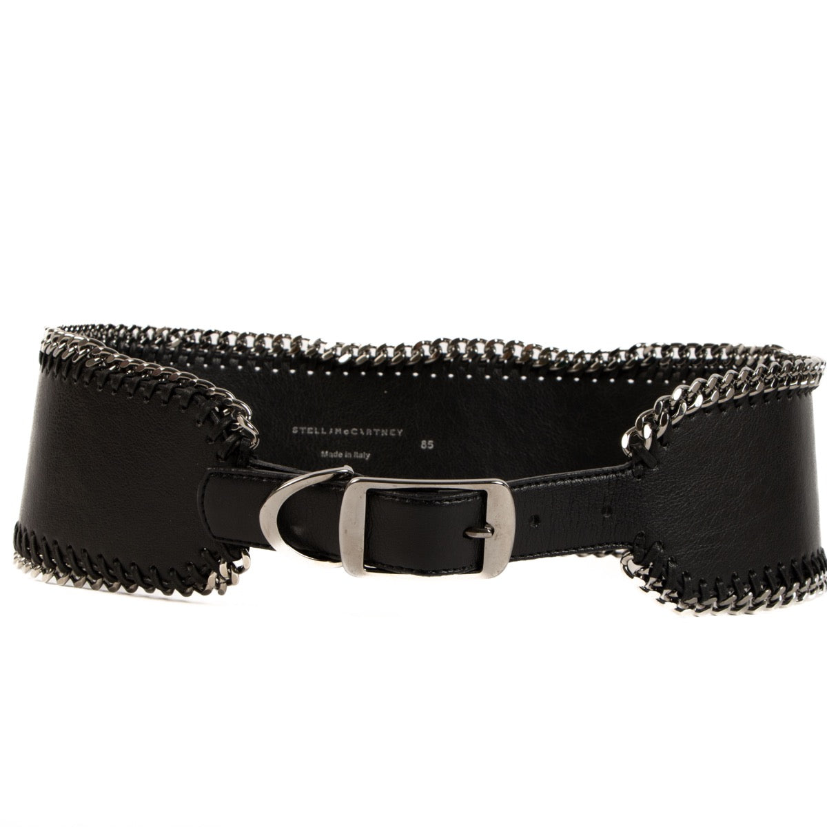 Shop safe online at Labellov in Antwerp, Brussels and Knokke this 100% authentic second hand Stella McCartney Black Belt - size 85