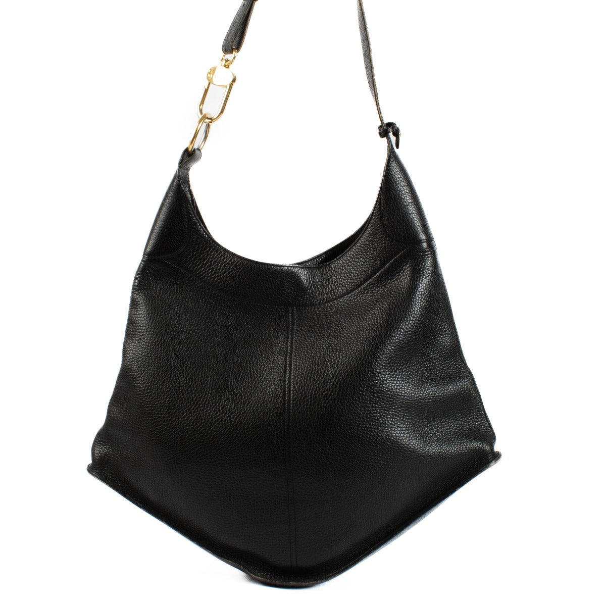 Delvaux Black Satan Shoulder Bag