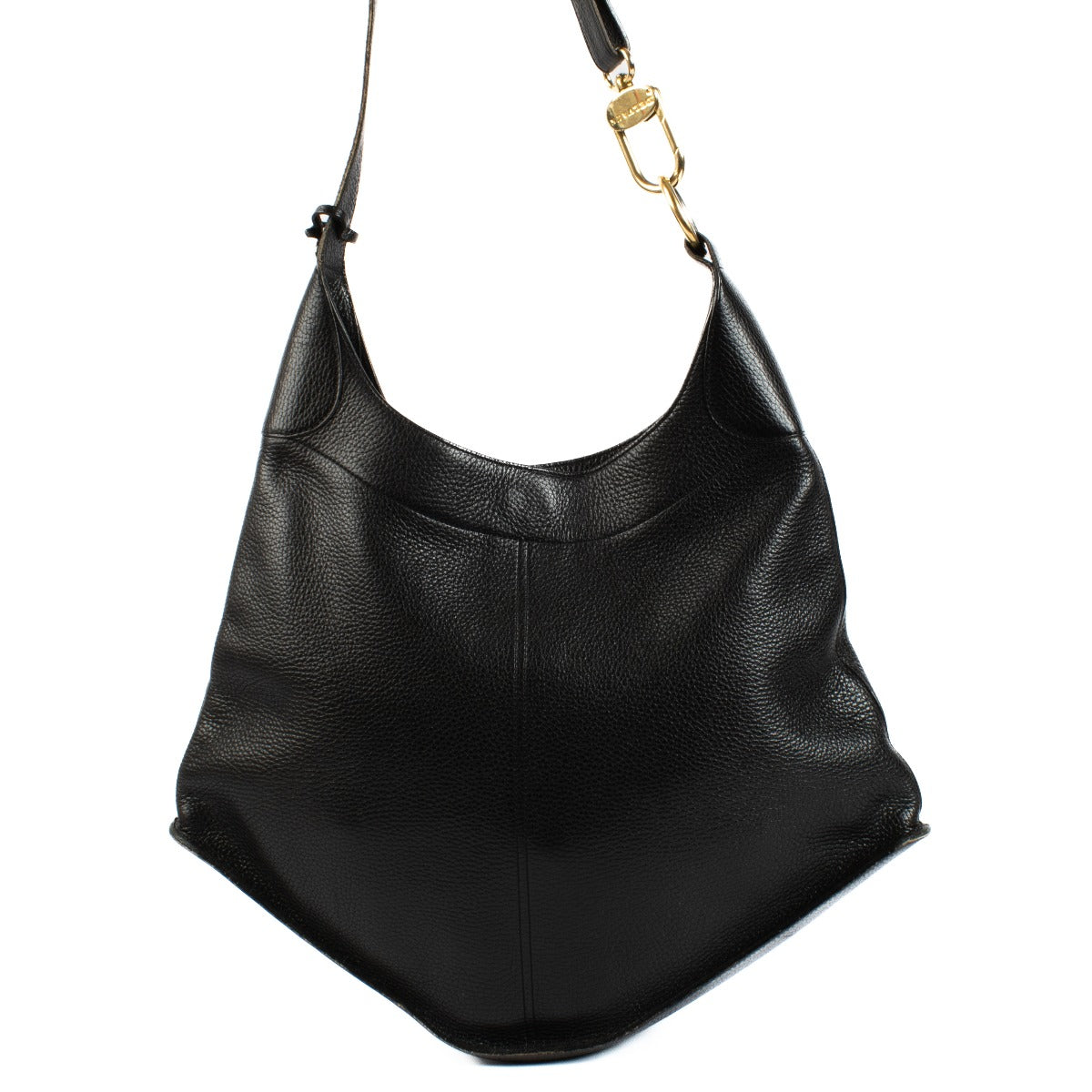 Delvaux Black Satan Shoulder Bag
