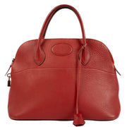 Hermès Vintage Bolide 35 Red Fjord GHW
