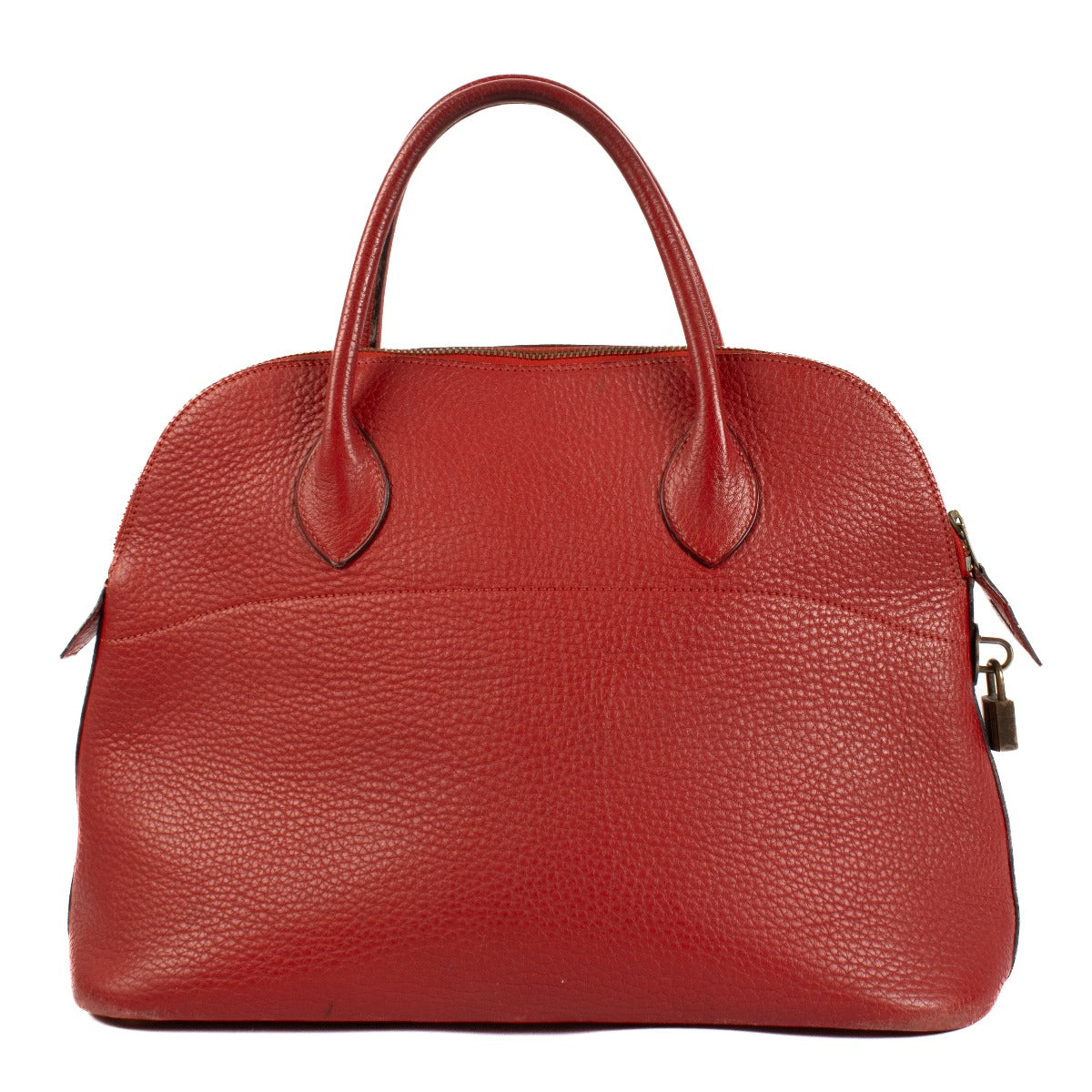Hermès Vintage Bolide 35 Rouge Fjord GHW