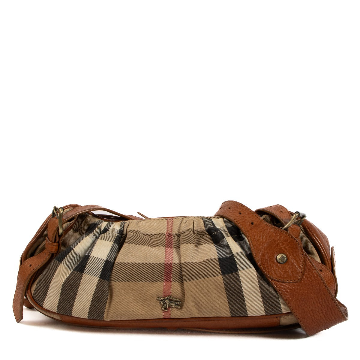 Buy an authentic second hand Burberry Prorsum House Check Shoulder Bag in good condition at Labellov.