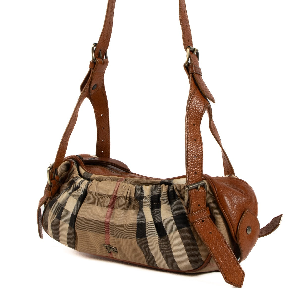 Buy an authentic second hand Burberry Prorsum House Check Shoulder Bag in good condition at Labellov.