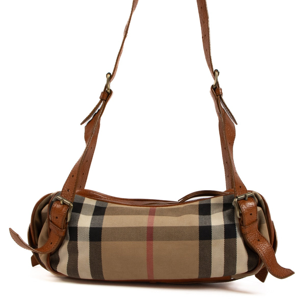 Buy an authentic second hand Burberry Prorsum House Check Shoulder Bag in good condition at Labellov.
