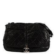 Shop 100% authentic second-hand Chanel Black Lambskin Quilted Small Sharpe Flap bag on Labellov.com