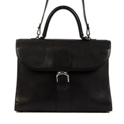 Delvaux Black Brillant Briefcase