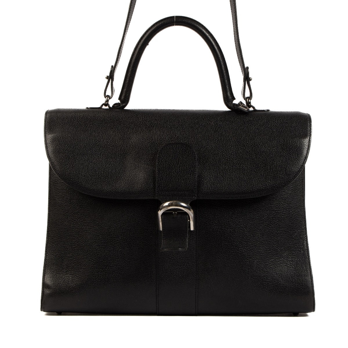 Delvaux Black Brillant Briefcase