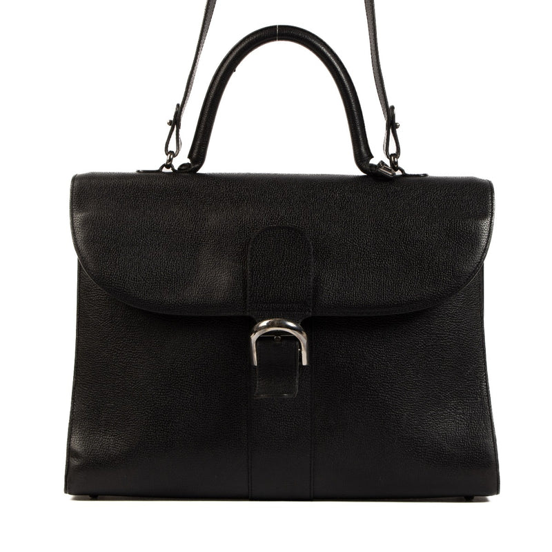 Delvaux Black Brillant Briefcase
