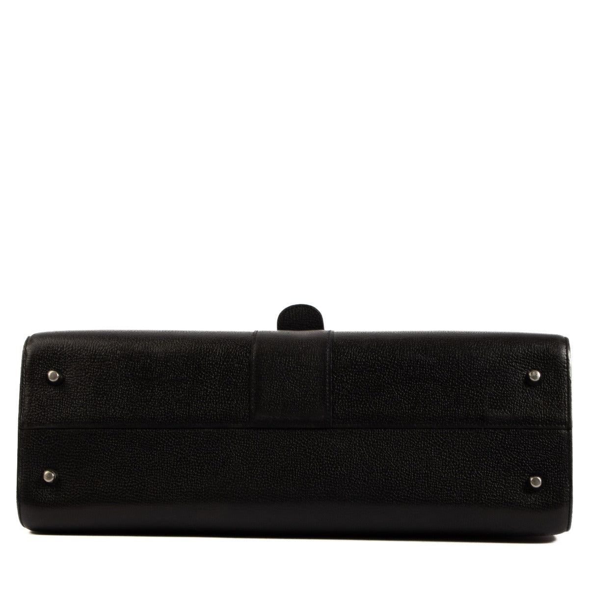 Delvaux Black Leather Brillant Amethyste Briefcase