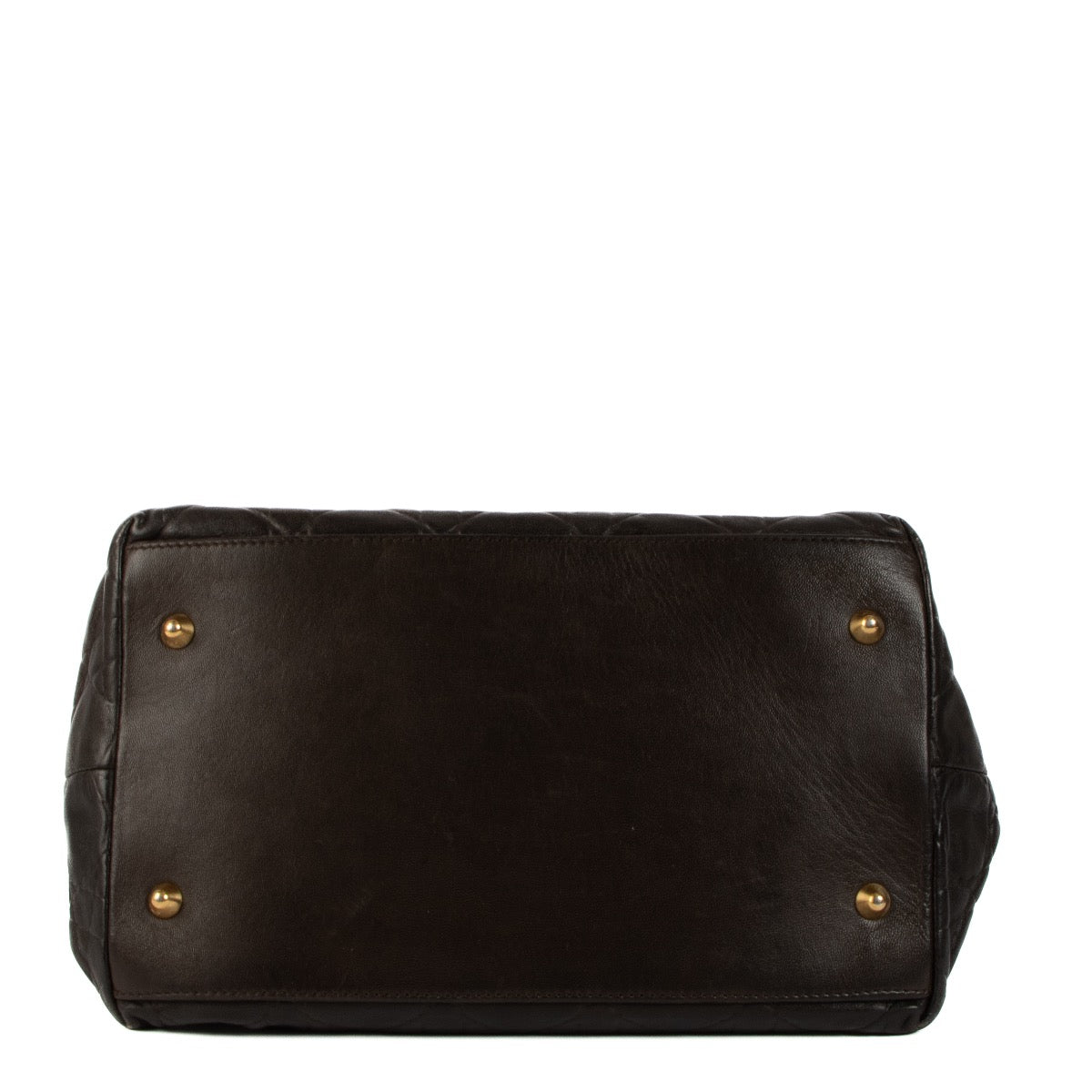 Buy an authentic second hand Christian Dior Cannage Lambskin Leather Soft Lady Dior Tote Bag in very good condition at Labellov Antwerp.