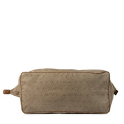 Buy an authentic second hand Christian Dior Beige Canvas Monogram Boston Bag Bag in pre loved condition at Labellov Antwerp.