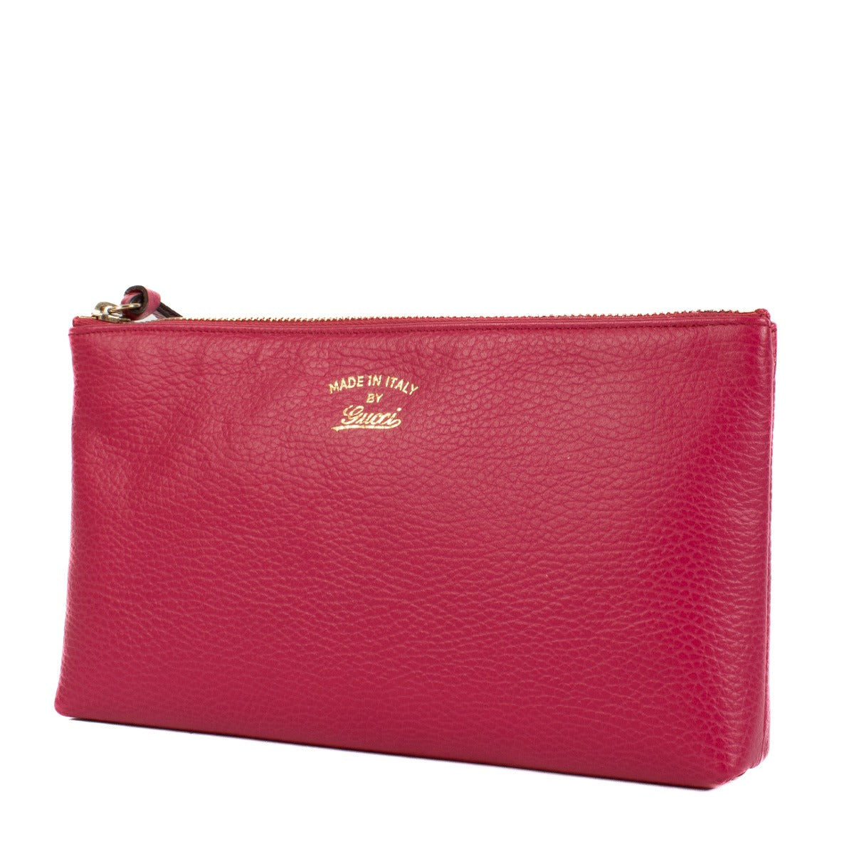 Shop 100% authentic Gucci Fuchsia Leather Clutch/Accessory Pouch at Labellov.com.