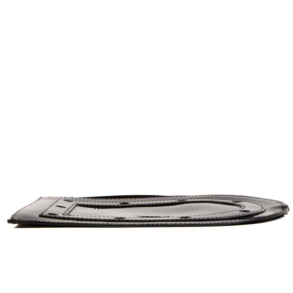 Buy an authentic Delvaux Black Patent Leather Louise Clutch on LabelLov.com