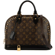 Louis Vuitton Monogram Canvas Metal Stones Alma PM
