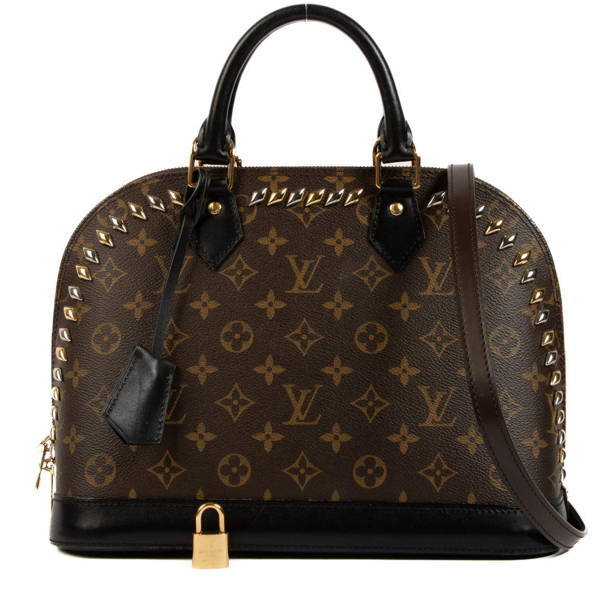 Louis Vuitton Monogram Canvas Metal Stones Alma PM