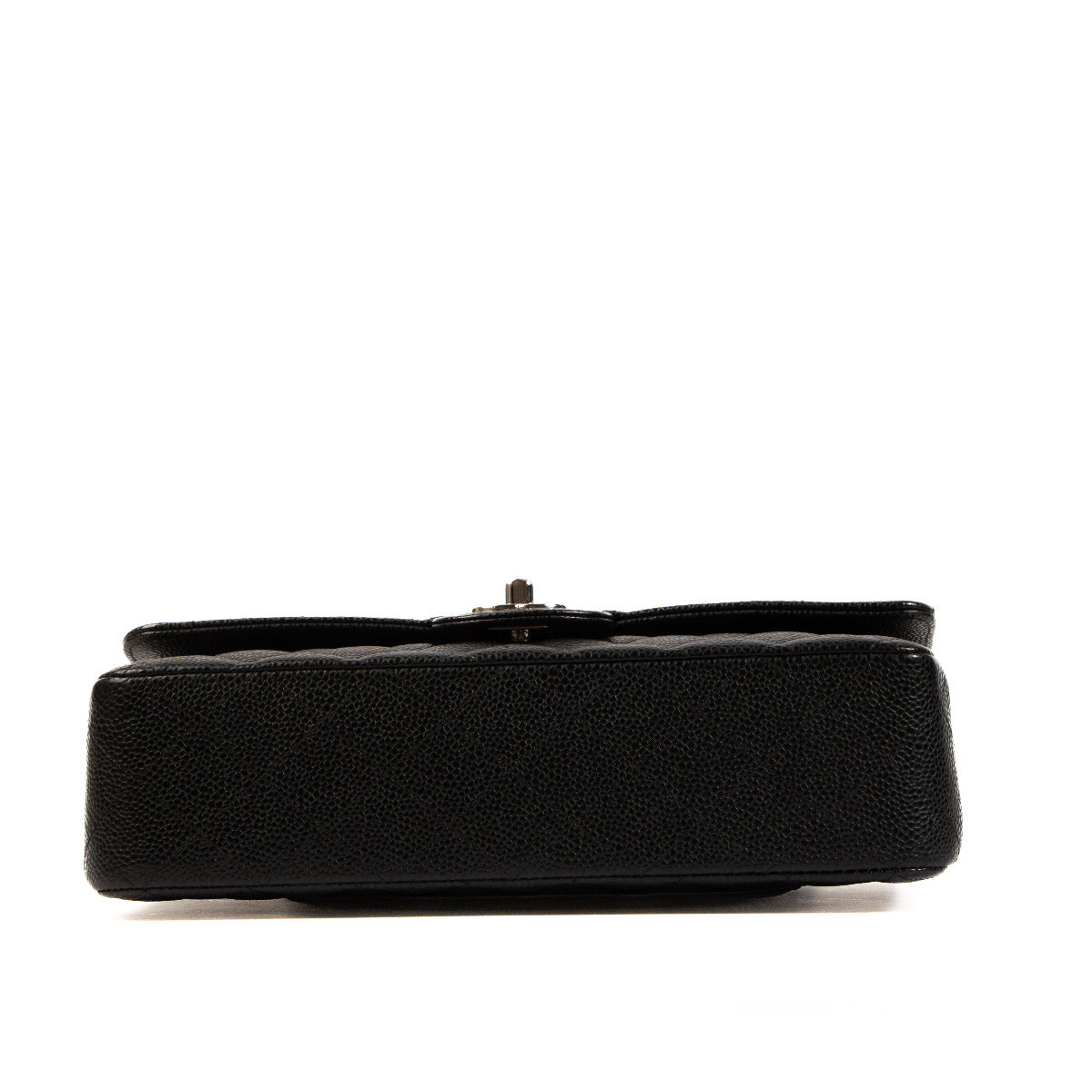 Chanel Zwarte Caviar Lederen Medium Classic Flap Bag