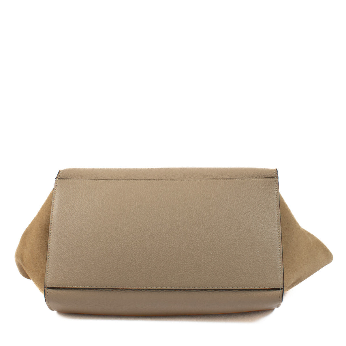Celine Beige Leather Medium Trapeze Bag