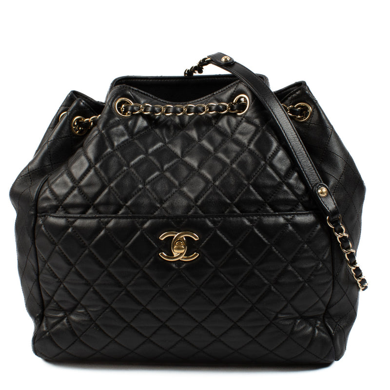 Chanel Black Quilted Tote Bag