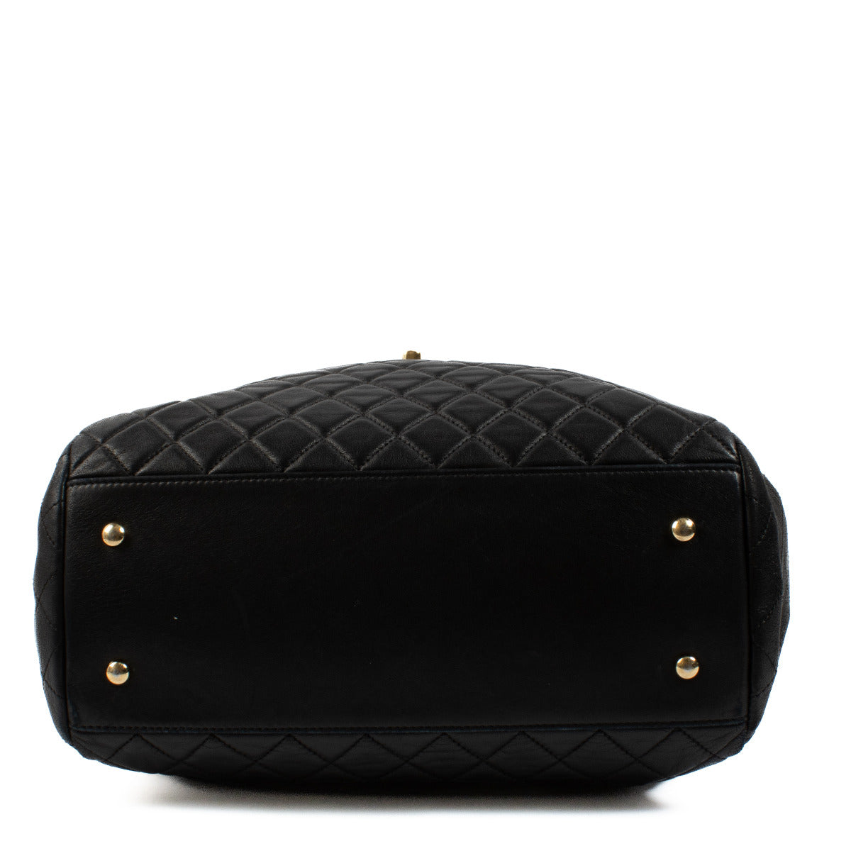 Chanel 16B Black Quilted Tote Bag