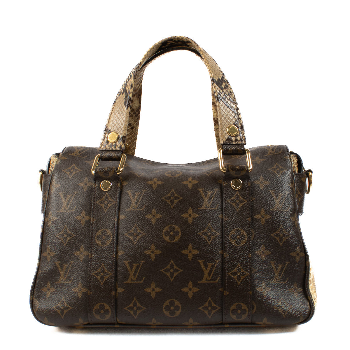 Louis Vuitton Monogram/Python Manhattan NM