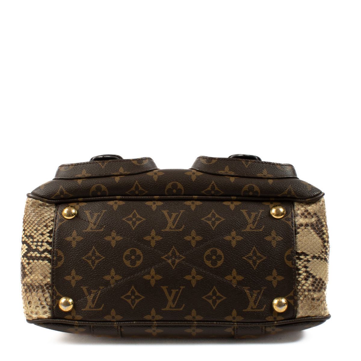 Louis Vuitton Monogram/Python Manhattan NM