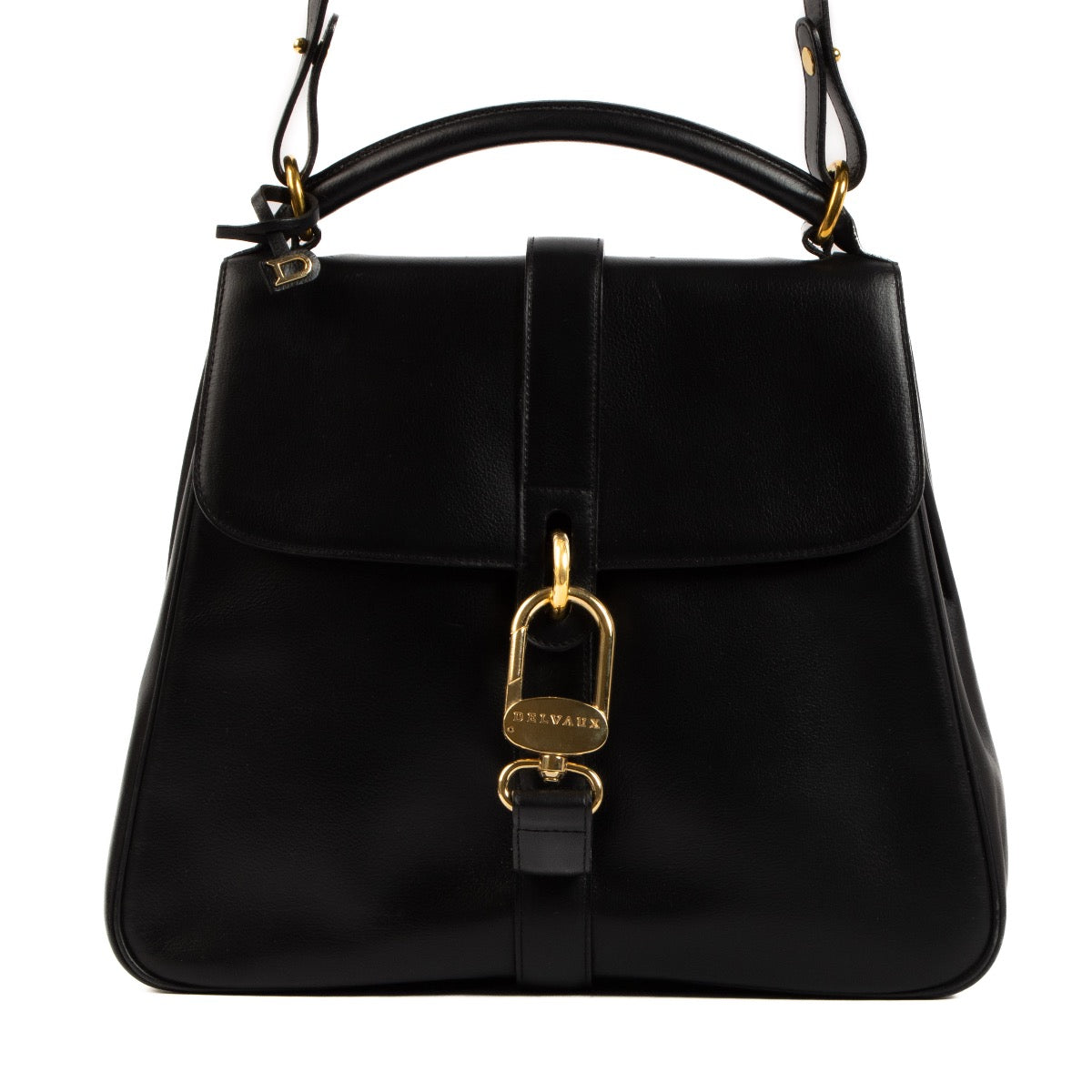 Shop 100% authentic second-hand Delvaux Black 'Gin Fizz' Jumping Bag on Labellov.com