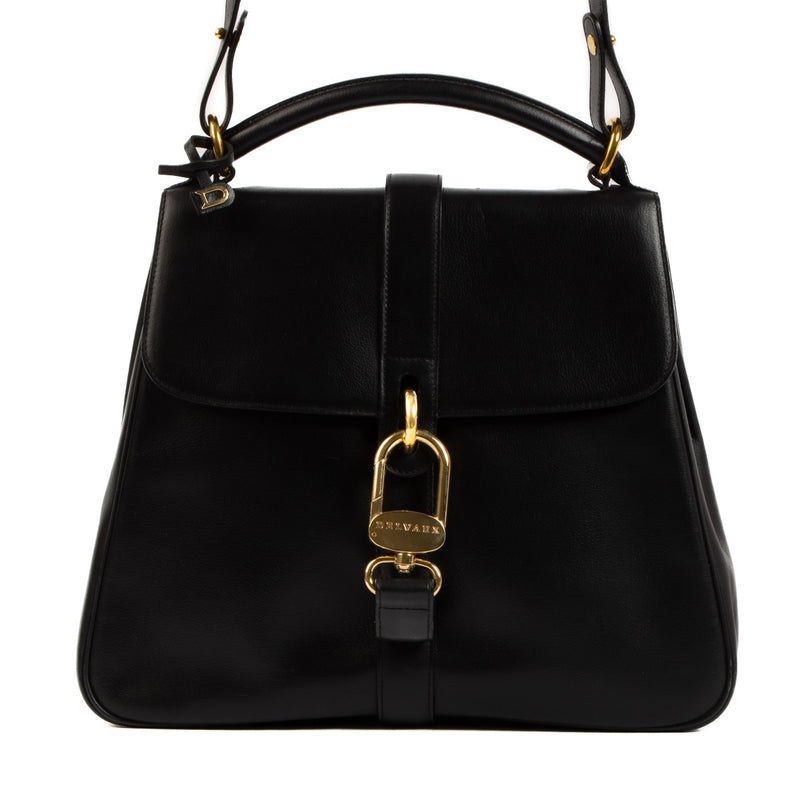 Shop 100% authentic second-hand Delvaux Black 'Gin Fizz' Jumping Bag on Labellov.com