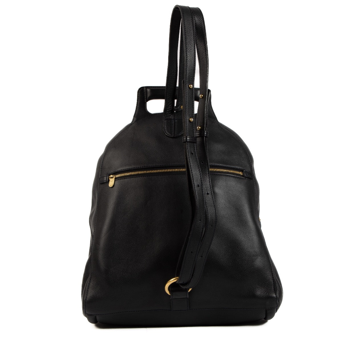Shop safe online at labellov in Antwerp, Brussels and Knokke this 100% authentic second hand Delvaux Black Leather Corcovado Backpack