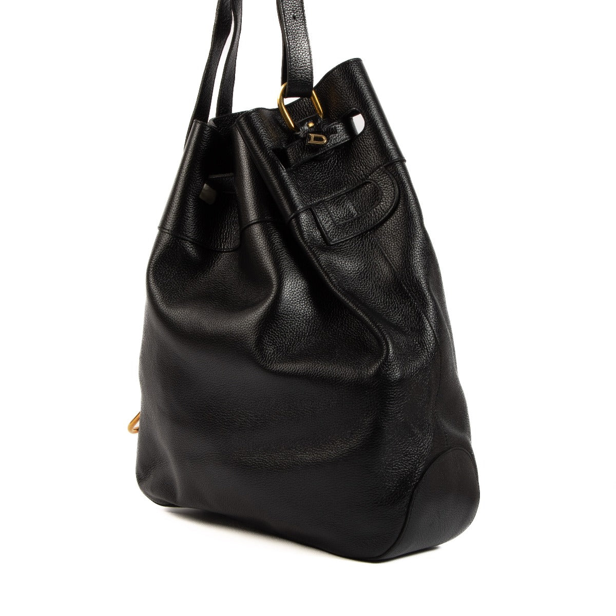 Delvaux Black Trotteur Catogan Bag