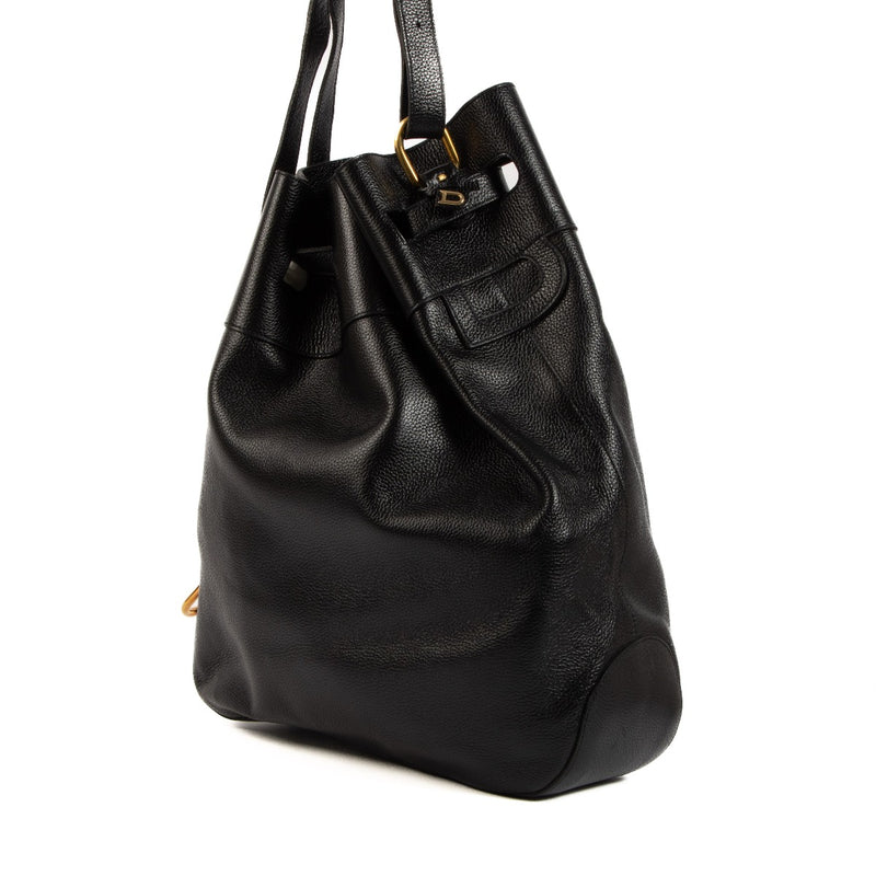 Delvaux Black Trotteur Catogan Bag