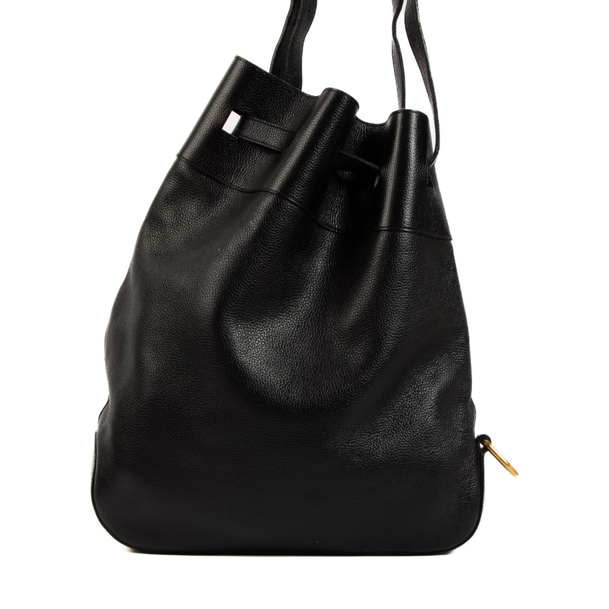 Delvaux Black Trotteur Catogan Bag