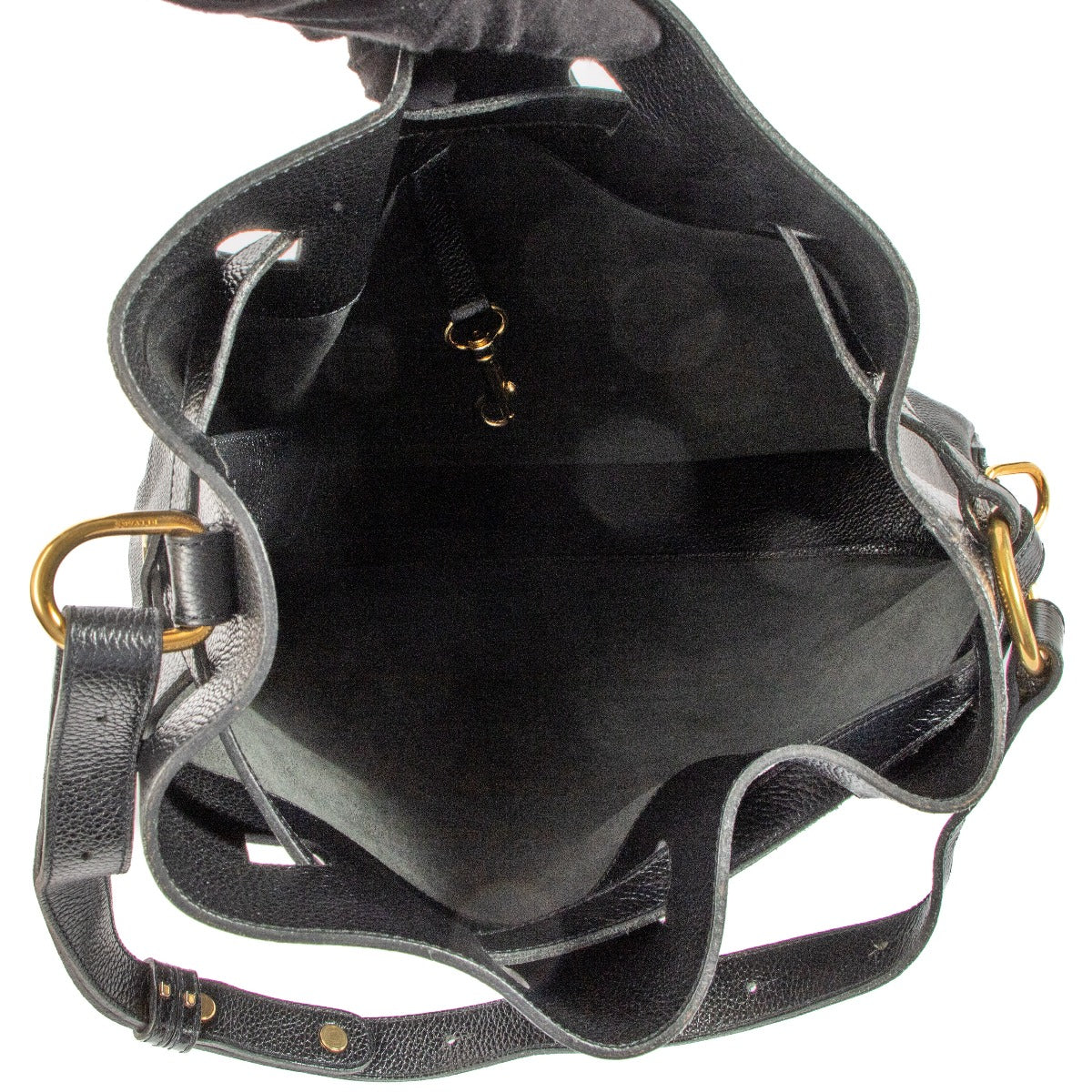 Delvaux Black Trotteur Catogan Bag