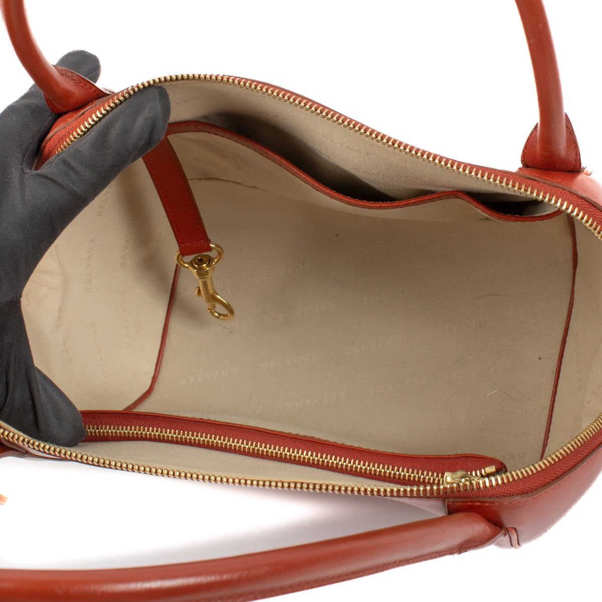 Delvaux Rode Perle Handtas