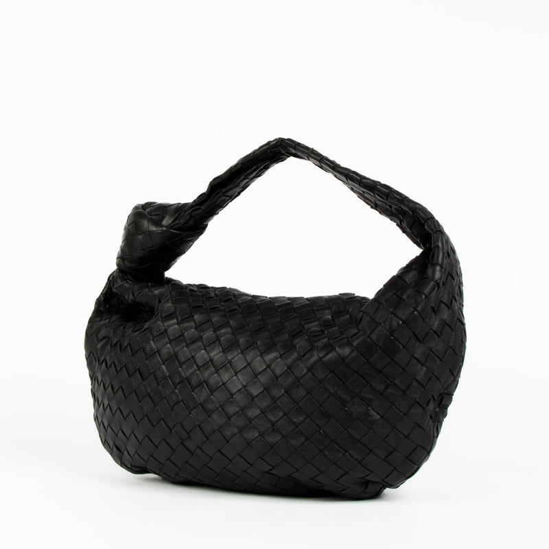 Authentic pre-loved Bottega Veneta Black Classic Jodie Shoulder Bag on Labellov.com
