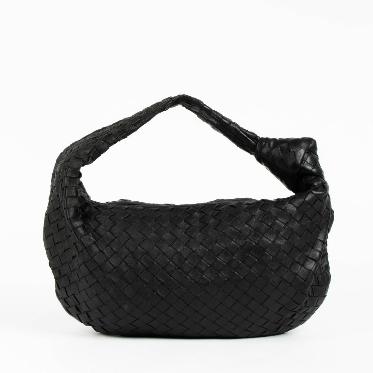 Authentic pre-loved Bottega Veneta Black Classic Jodie Shoulder Bag on Labellov.com