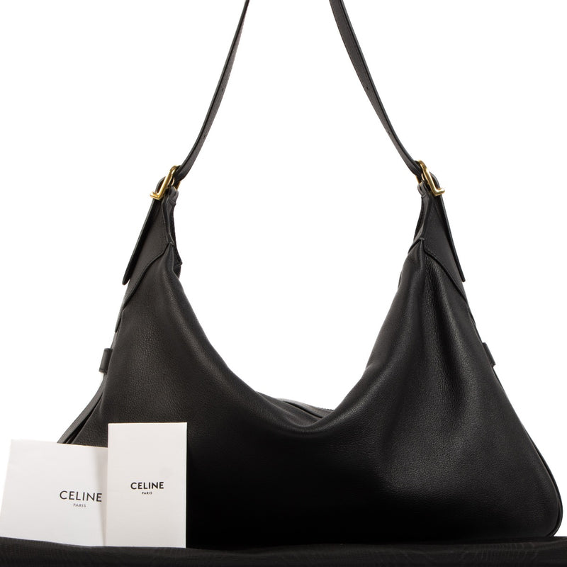 Shop 100% authentic second-hand Céline Black Romy Grand Modèle Veau Souple on Labellov.com