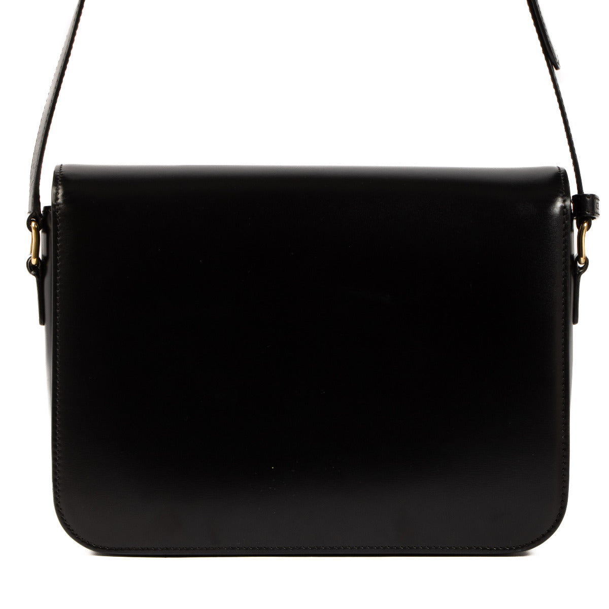 Celine Black Shiny Calfskin Large Classique Triomphe Bag