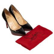 Shop safe online at Labellov these 100% authentic second hand Christian Louboutin Black Patent Leather Pumps - size 36,5